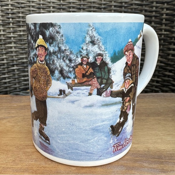 Tim Hortons “Skating Pond” Collector Mug #003 Limited Edition Hockey Scene - Picture 3 of 8